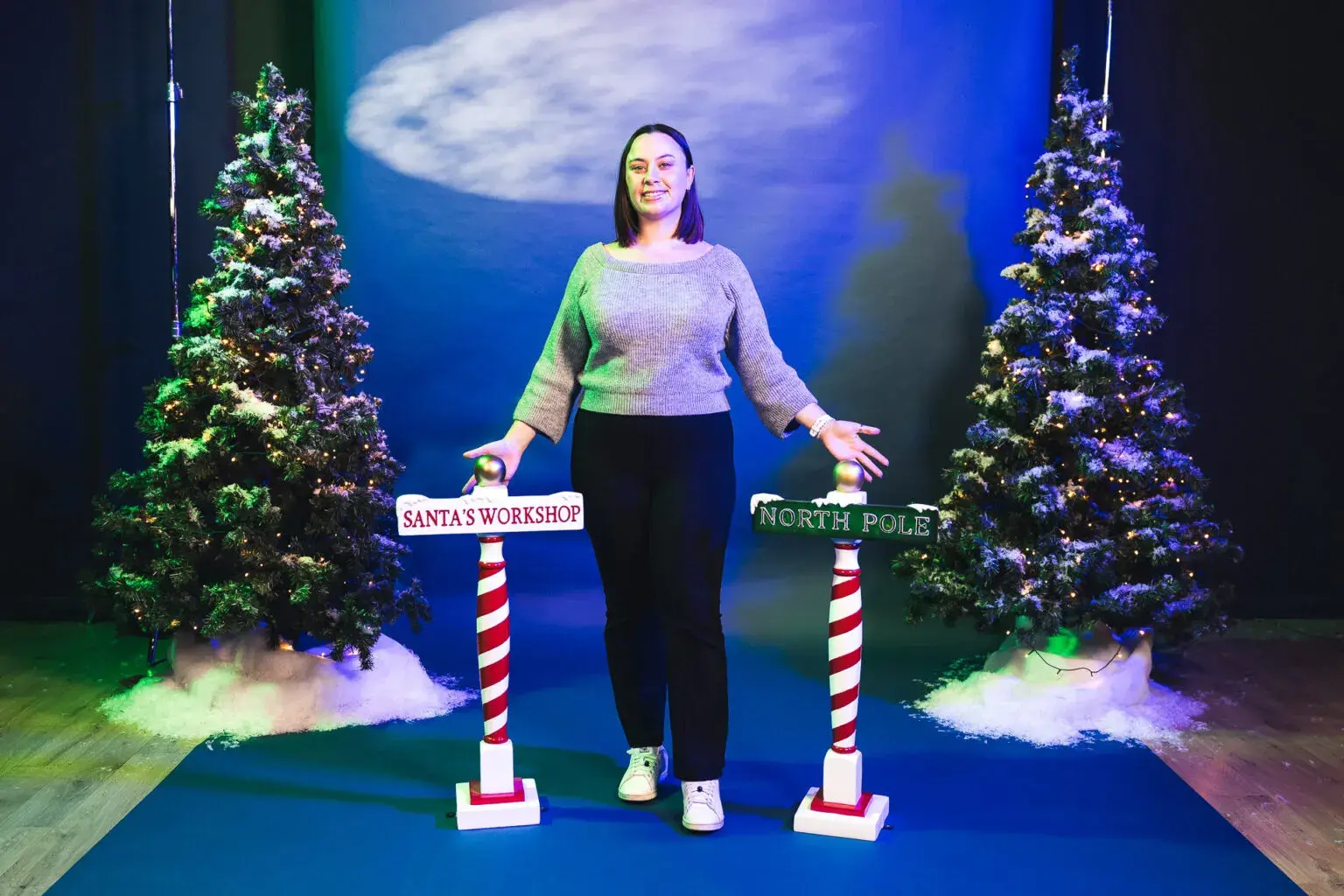 Christmas venue theming
